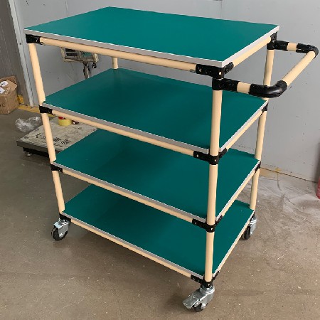 批發(fā)周轉(zhuǎn)車工作臺(tái) 多層精益管周轉(zhuǎn)車 牢固穩(wěn)定多層精益管貨架