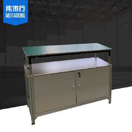 防靜電柜子批發(fā) 鋁合金實驗臺 電子車間操作臺大容量多層工作臺