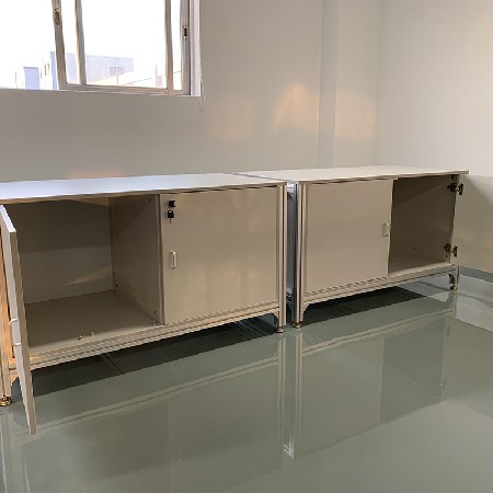 防靜電柜子批發(fā) 鋁合金實驗臺 電子車間操作臺大容量多層工作臺