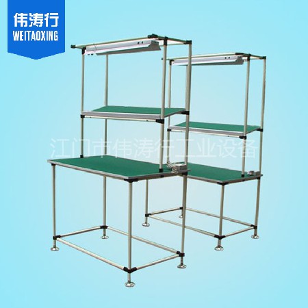 批發不銹鋼工作臺 線棒工作臺防靜電工作臺車間鋁材流水線工作桌