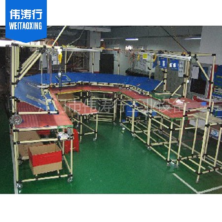 流水線系列 鋁型材防靜電工作臺車間鋁合金框架流水線工作桌鋁材