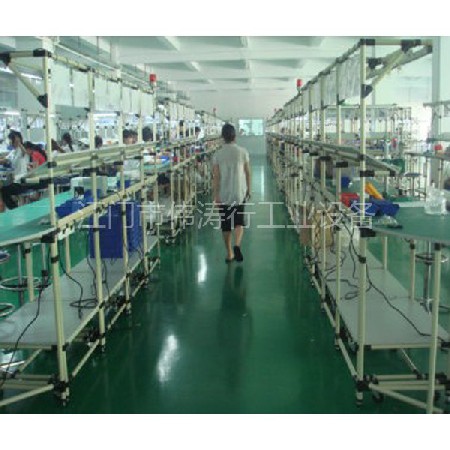 流水線系列 鋁型材防靜電工作臺車間鋁合金框架流水線工作桌鋁材