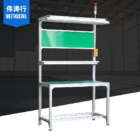 定制鋁型材工作臺(tái) 鋁合金防靜電工作臺(tái)流水線操作臺(tái)兩層工作桌