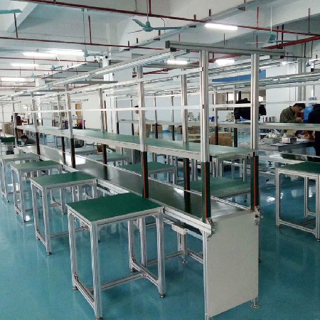 防靜電工作臺批發(fā)電子車間流水線防靜電操作臺鋁型材插件線實驗臺