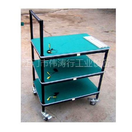 精益管防靜電推車貨架電子車間流水線物料周轉手推車線棒復合管架