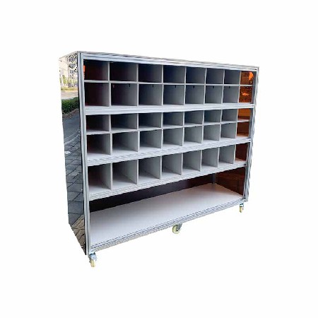 鋁型材模具柜 供應生產數控模具柜 模具工具零件備品柜 儲物柜